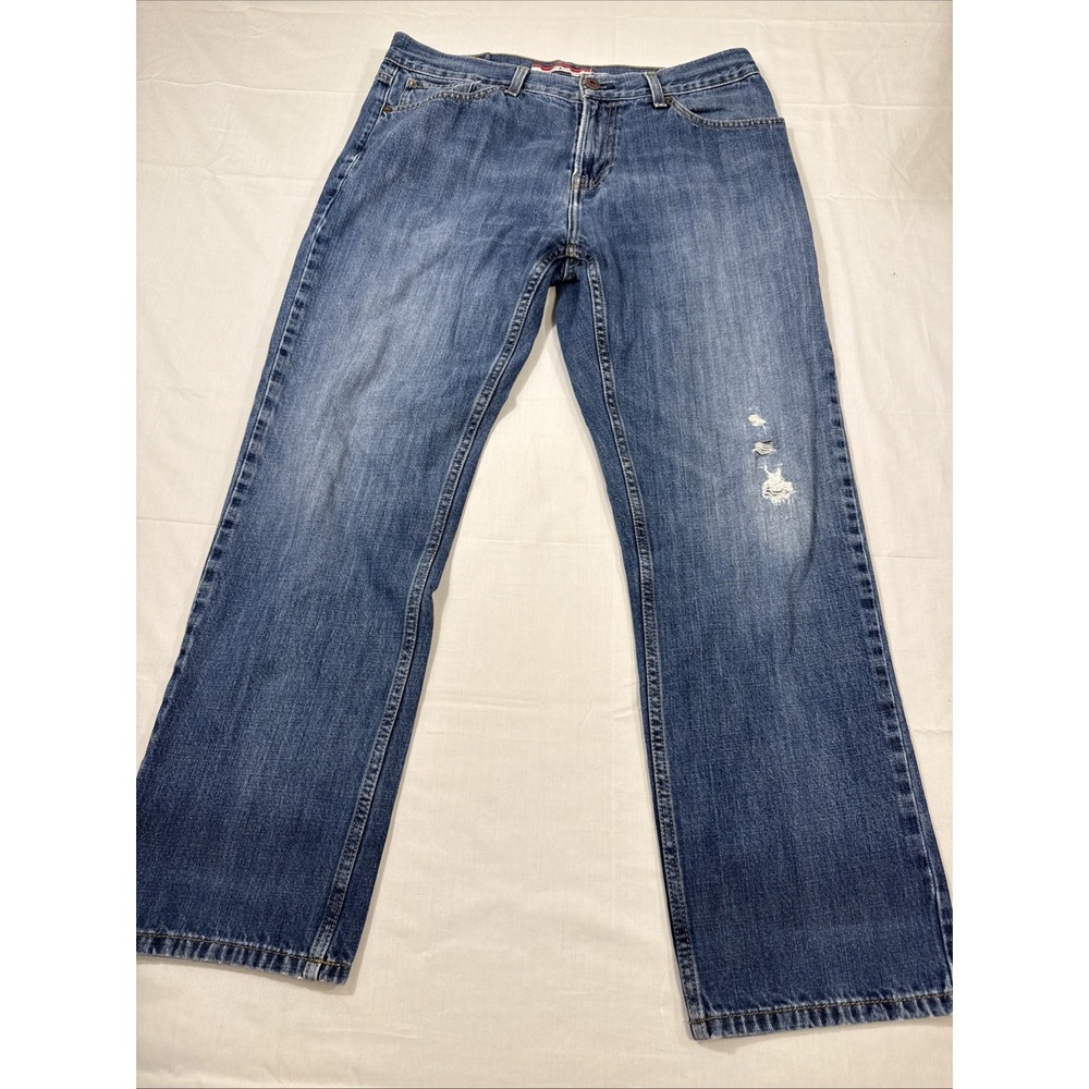 Tommy Hilfiger Men's 2015 Classic Distressed Limited 'H' Jeans, 34x30